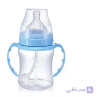 شیشه شیر دسته دار 360درجه 180میل پهن بی بی سیل Babisil