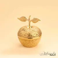 شکلات خوری برنجی طلایی مدل سیب