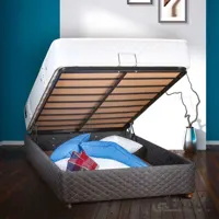 تخت باکس جک دار آویون 120*200 رنگ مشکی