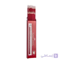مداد قرمز فابر-کاستل بسته 12 عددی
