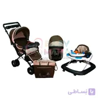 ست 4 تیکه کالسکه Versa گلدوزی
