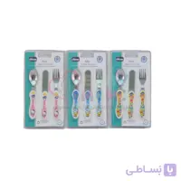قاشق چنگال ۳ عددی chicoo