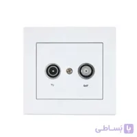پریز آنتن و ماهواره دو منظوره پارت الکتریک سری تابش 5228