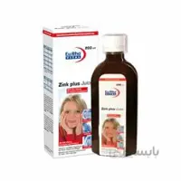 شربت زینک پلاس یوروویتال 200 میلی لیتر ا EuRho Vital Zink Plus Juice 200 ml کد 440089