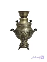 سماورذغالی انتیک شیروخورشید توپی ۲لیتری