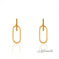 گوشواره طلا زنانه طرح هندسی کد CE386