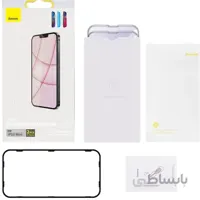 پک 2تایی محافظ صفحه شیشه ای تمام صفحه ضد اشعه Apple iPhone 13 Mini Baseus Anti-Blue Light SGBL020302