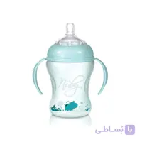 شیشه شیر دسته دار 240 میل نابی NUBY
