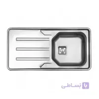 سینک توکار استیل البرز مدل ۱۸۰