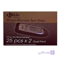 نوار تست قند خون یورایت طلایی Uright TD-4252