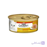 کنسرو گربه فوندانت با طعم مرغ گورمت گلد – Gourmet Gold Adult Cat Fondant Chicken