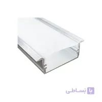 پروفیل آلومینیومی نور خطی کناف کد L-K3 نقره ای (شاخه 3 متری)