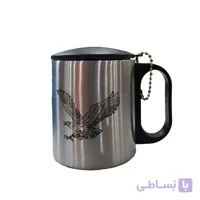 لیوان کوهنوردی استیل درب دار