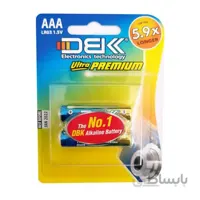 باتری نیم قلمی دی بی کی DBK LR03 بسته 2 عددی