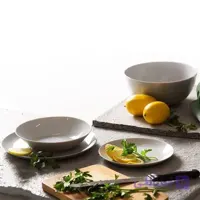 سرویس غذا خوری 26 پارچه دیوالی طوسی (دیس بیضی)
