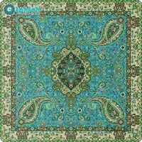 رومیزی مربع ترمه طرح سالار کد ۸۱۴
