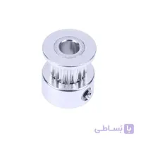 پولی 16 دندانه GT2 شفت 5 عرض 6 میلیمتر ا GT2 Timing belt Pulley 16 Teeth bore diameter: 5mm belt width: 6mm