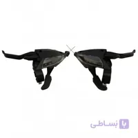 دسته دنده کلاجدار دوچرخه طرح شیمانو مدل خفاشی 7SP-بسته 2 عددی