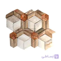 سنگ آنتیک سه بعدی کرم نارنجی