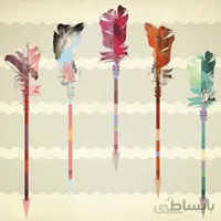 پرده حمام طرح دارت