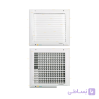دریچه کولر ریموت دار برنازی-مربع تک شبکه