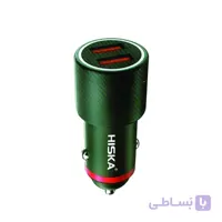 شارژر فندکی هیسکا مدل cc-307Q ا Hiska CC-307Q Quick car Charger