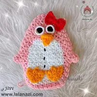 لیف عروسکی طرح پنگوئن بافت ترکی ( کد 30201 )