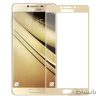 گلس ضد خش و محافظ تمام چسب طلایی SAMSUNG NOTE 5 FULL GOLG