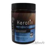 ماسک ترمیم کننده مو کراتین مدل keratin creamy hair mask حجم 1000 میلی لیتر