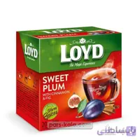 دمنوش گیاهی لوید با طعم انجیر دارچین و آلو شیرین Loyd