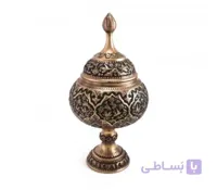 شکلات خوری مسی قلمزنی شده در 2 سایز 31 و 24 سانتی