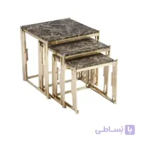 میز عسلی مدل ۵۲۳ مجموعه ۳ عددی
