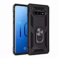 FanTing Case for Samsung Galaxy A20, Rugged and shockproof,with mobile phone holder, Cover for Samsung Galaxy A20-Black ا قاب FanTing برای Samsung Galaxy A20 ، مقاوم و ضد ضربه ، با نگهدارنده تلفن همراه ، کاور Samsung Galaxy A20-Black