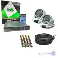 پکیج 2 دوربین دام به همراه دستگاه 4 کانال 5 مگ هارد 500