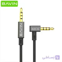 کابل AUX انتقال صدا Bavin Aux26 3.5mm AUX Cable 1m