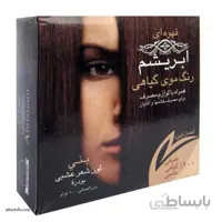 رنگ موی گیاهی قهوه ای متوسط ابریشم
