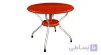 میز گرد پایه فلزی ناصر پلاستیک کد 922