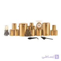 سرویس آشپزخانه ۳۰ پارچه اورمزد تمام طلایی PVD