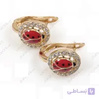 گوشواره فشاری ژوپینگ (طرح کفشدوزک) 1043