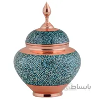قندان فیروزه کوب اثر آقاجانی ارتفاع 22 سانتی متر کد GNF-03