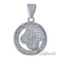 آویز گردنبند نقره زنانه مدل مدرن کد PKR_054