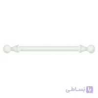 چوب پرده مدل SD چوبی طول 200 سانتیمتر سقفی سفید