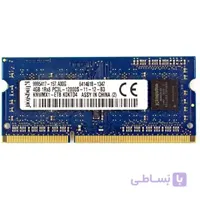 رم لپ تاپ کینگستون مدل DDR3 12800s MHz PC3L ظرفیت 4 گیگابایت
