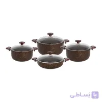 سرویس قابلمه گرانیتی ۸ پارچه لاوان مدل هاوانا
