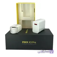 شارژر دیواری فست شارژ Xiaomi Poco X3 Pro QC3 PD 33W سرجعبه + کابل Type-C و جعبه گوشی