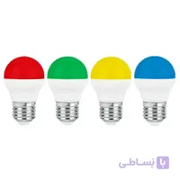 لامپ LED حبابی 3 وات رنگی پارس شعاع توس