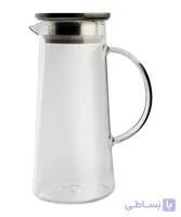 پارچ پیرکس 1200 میلی لیتری با درب فلزی