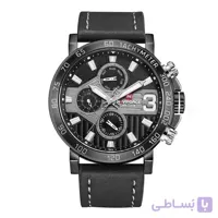 ساعت مچی نیوی فورس مردانه مشکی مدل Naviforce 9137