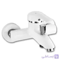 شیر حمام کسری مدل آبتین سفید