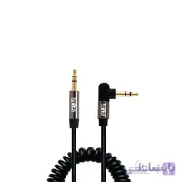 کابل AUX فنری 90 درجه K-net Pluse مدل KP-C1010 ا KNET KP C1010